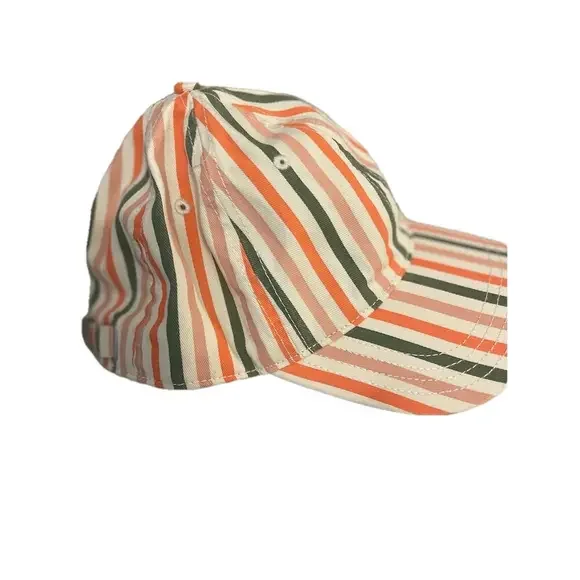 Aerie Striped Baseball Cap Multicolor Unisex Adjustable Casual Hat - Picture 2 of 4